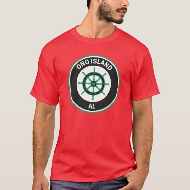 T-shirt Vintage Ono Island Alabama (Devant)