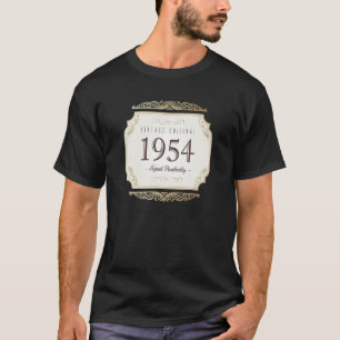 T-shirt Vintage Original vieilli Parfaitement Né en 1954 6