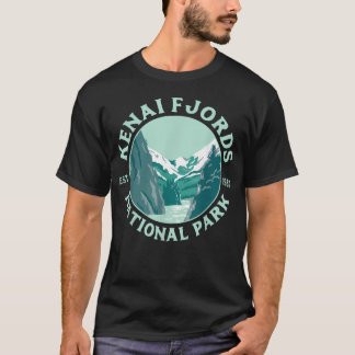 T-shirt Vintage Parc national des fjords de Kenai Ak Alask