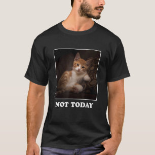 T-shirt Vintage Pas Aujourd'Hui Chat Photo Mème Kitten Kit