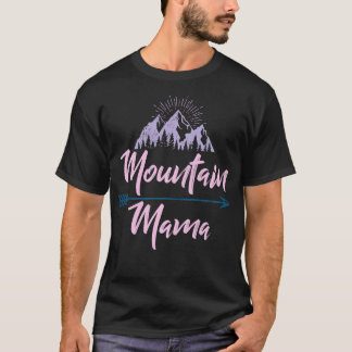 T-shirt Vintage Pastel Mountain Mama