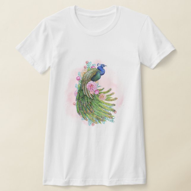 T-shirt Vintage Peacock T‑Shirt (Poser)