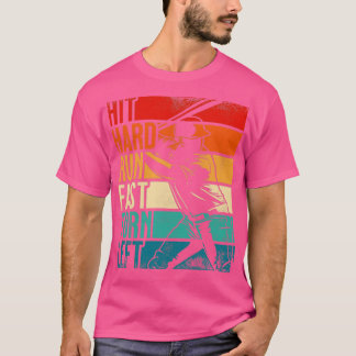 T-shirt Vintage Perdu Dur Exécution Rapide Tourne Gauche G