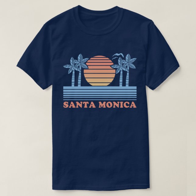 T-shirt Vintage Père Noël Monica (Design devant)