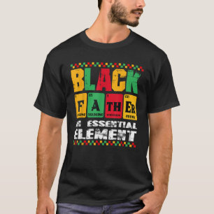 T-shirt Vintage Père noir Un élément essentiel juneteen
