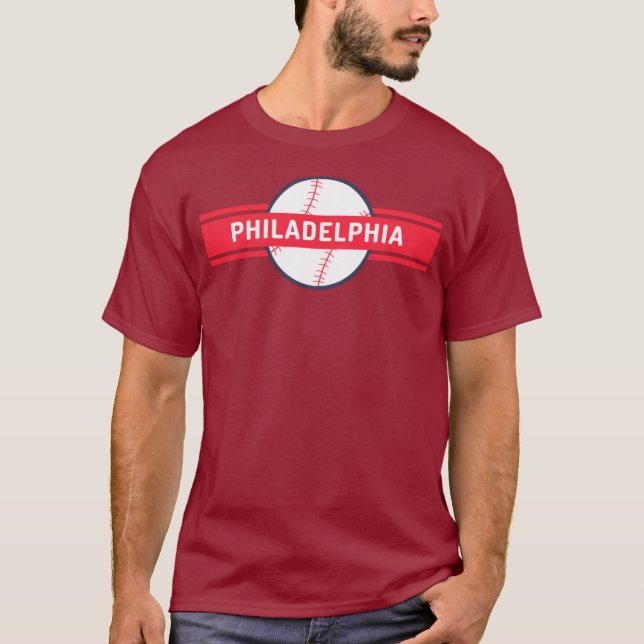 T-shirt Vintage Philadelphia  (Devant)