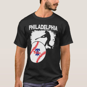 T-shirt Vintage Philadelphia Baseball Sunset With Philly S