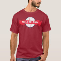 Vintage Philadelphie Baseball Skyline Retro Philly