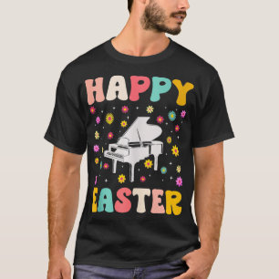 T-shirt Vintage Piano Graphic Funny Débardeur de Pâques