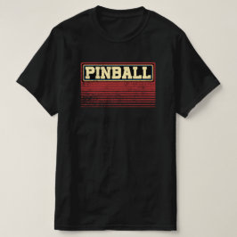 T-shirt Vintage Pinball 80s