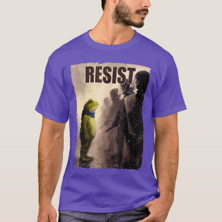 T-shirt Vintage Portland 2025 Résister Grenouille Protesta