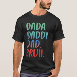 T-shirt vintage pour la fête des pères Men Dada Da