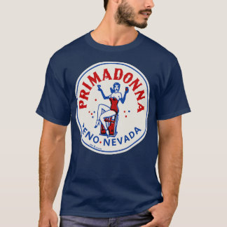 T-shirt Vintage Primadonna Club Reno Nevada