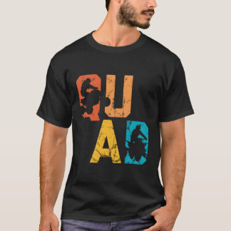 T-shirt Vintage Quad Funny Quad Rider Atv Cool cadeau Retr