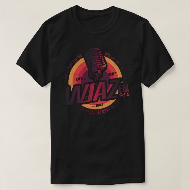 T-shirt vintage Radio WJAZ Essential (Design devant)