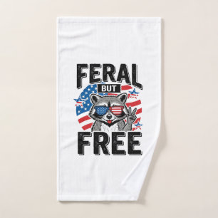 T-shirt vintage Raton laveur patriotique sauvage m