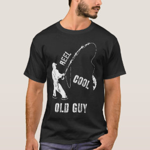 T-shirt Vintage Reel Cool Vieux Type Pêcheur Pêcheur Cadea