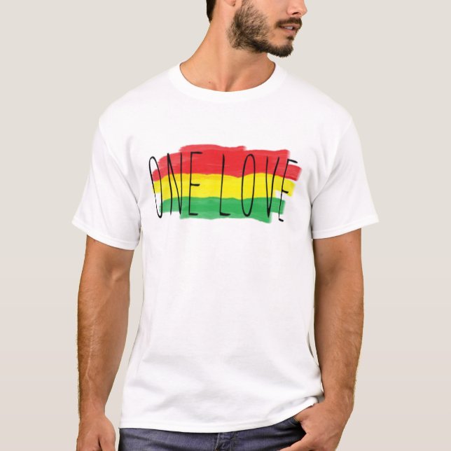 T-shirt Vintage Reggae Jamaica Rastafari Lion (Vorderseite)