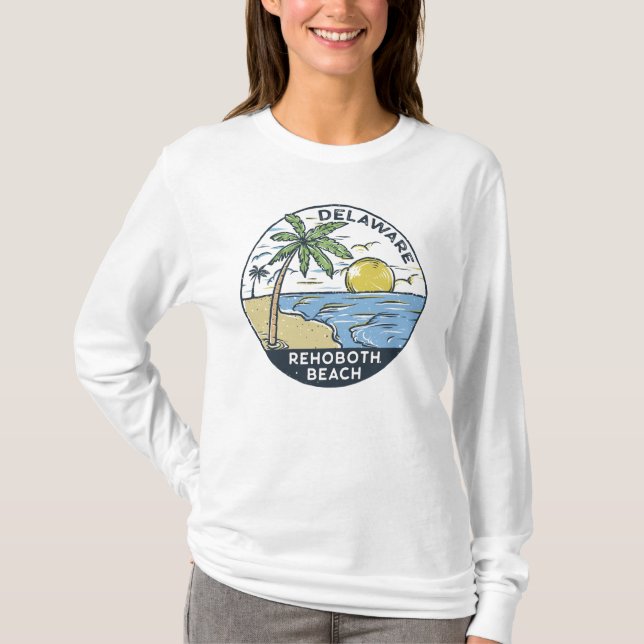 T-shirt Vintage Rehoboth Beach Delaware (Devant)
