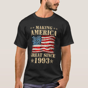 T-shirt Vintage Rendre l'Amérique grand depuis 1993 naissa