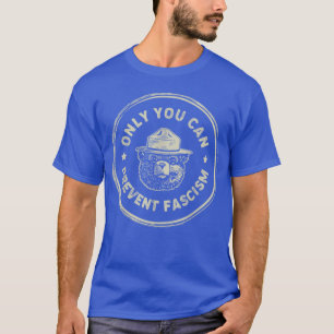 T-shirt Vintage Resist Smokey l'ours Vous seul pouvez prév