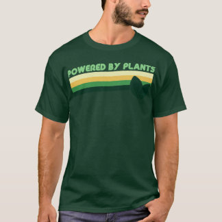 T-shirt Vintage Rétro Alimenté Par Des Plantes