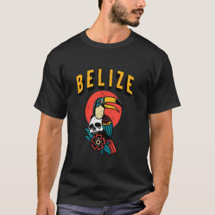 T-shirt Vintage Rétro Années 70 80 Toucan Oiseau Belize Vo