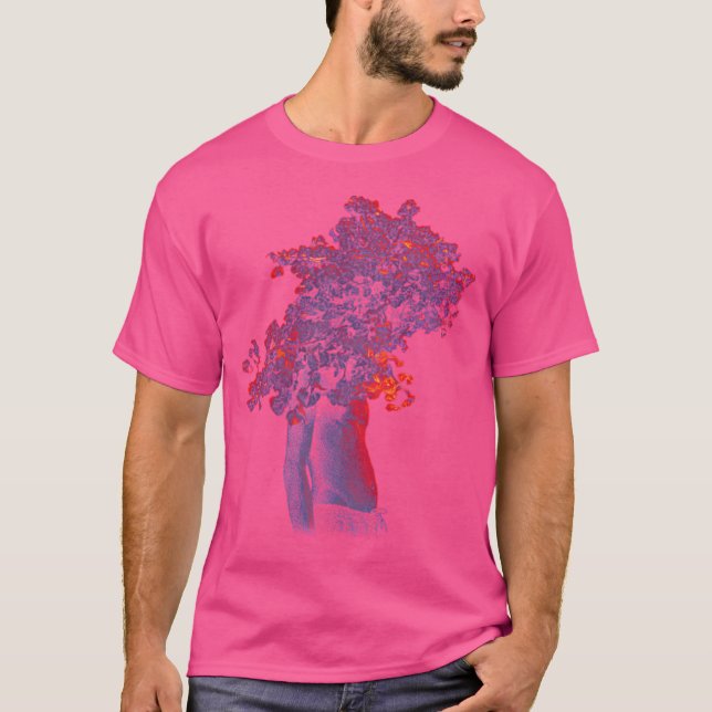 T-shirt Vintage Rétro Chemise Surreal (Devant)