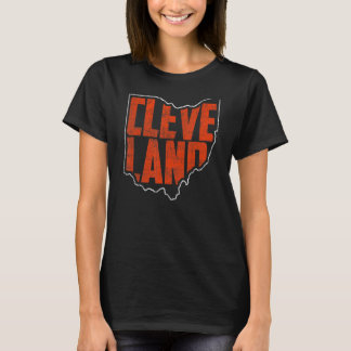 T-shirt Vintage Retro Cleveland Ohio Souvenir pour garçons