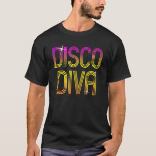 T-shirt Vintage Retro Disco Diva les années 70 80s Family