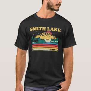 T-shirt Vintage Retro Famille Vacances Alabama Smith Lake