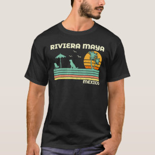 T-shirt Vintage Retro Famille Vacances Mexique Riviera May