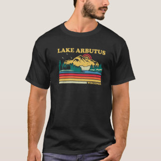 T-shirt Vintage Retro Famille Vacances Wisconsin Arbutus L