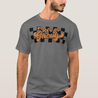 T-shirt Vintage Retro Go Ghouls mignon Halloween Outfi