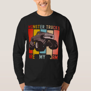 T-shirt Vintage Retro - Les Camions Monster Sont Mon Jam