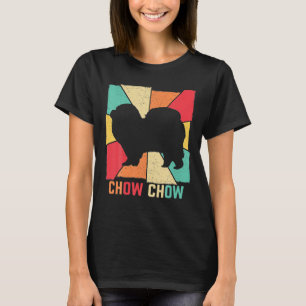 T-shirt Vintage Retro Love Meilleur Chow Chow Dog Propriét