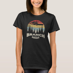 T-shirt Vintage Retro Lumberjack Arboriste Branche de logg