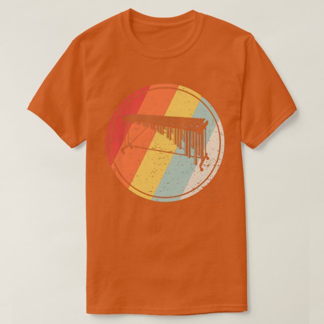 T-shirt Vintage Retro Marimba (Design devant)