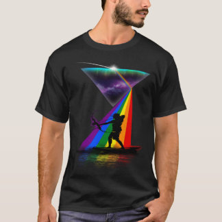 T-shirt Vintage Retro Prism Bowfishing
