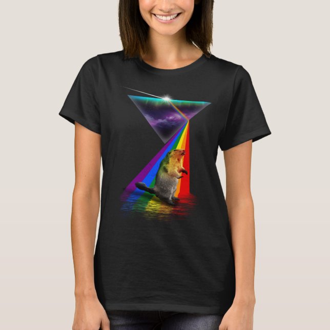 T-shirt Vintage Retro Prism Marmot (Devant)