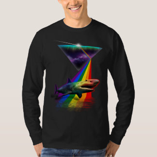 T-shirt Vintage Retro Prism Megalodon