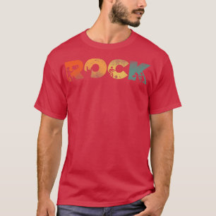 T-shirt Vintage Retro Rock N Roll Guitare Player Musique