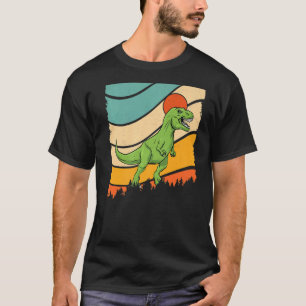 T-shirt Vintage Retro Style Sunset Dinos Rex Dinosaur
