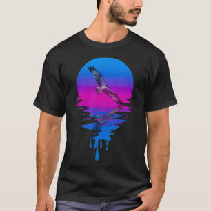 T-shirt Vintage Retro Sunset Osprey
