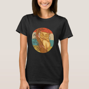 T-shirt Vintage Retro Tarsier Philippine Animal Tarsier Mo