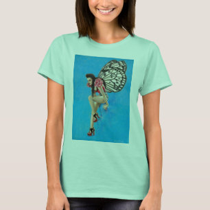 T-shirt vintage Rockabilly Fairy Cravate-dye femme