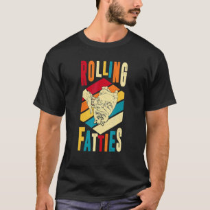 T-shirt Vintage Rolling Fatties Chat 1