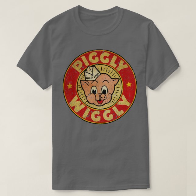 T-shirt Vintage rouge Piglaid Débardeur (Design devant)