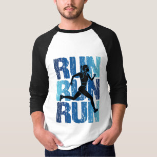 T-shirt Vintage Runner Girl