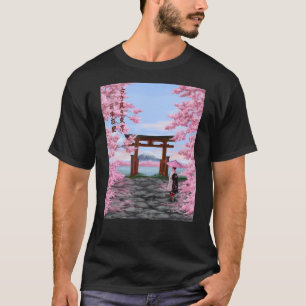 T-shirt Vintage Sakura Cherry Blossom